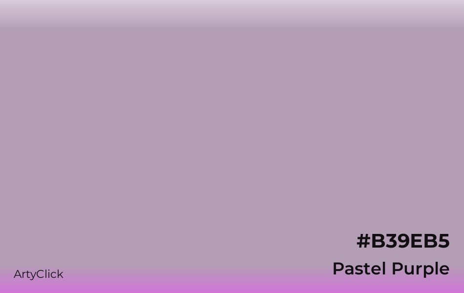 Pastel Purple #B39EB5