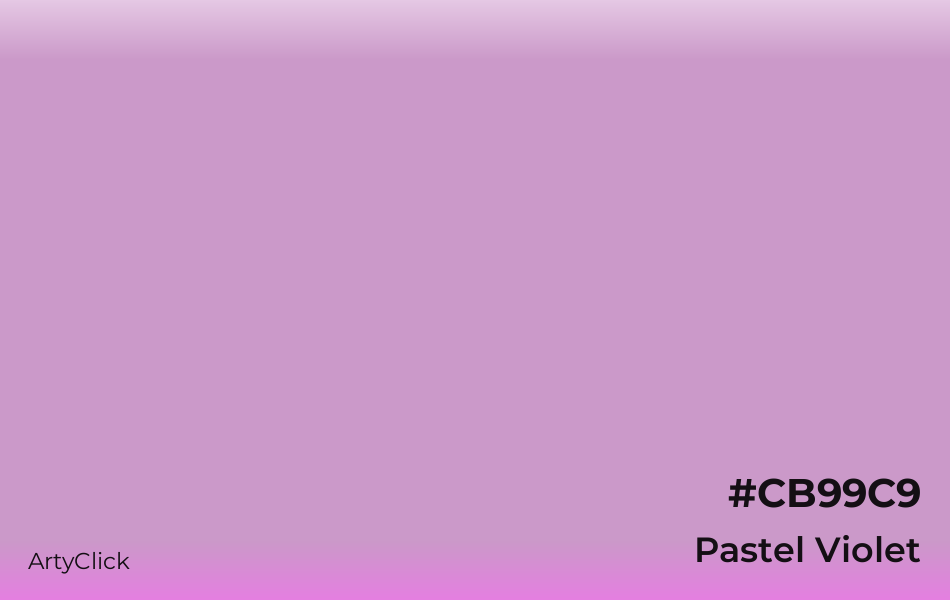 Pastel Violet #CB99C9