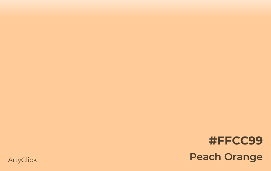 Peach Orange #FFCC99