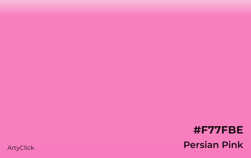 Persian Pink #F77FBE