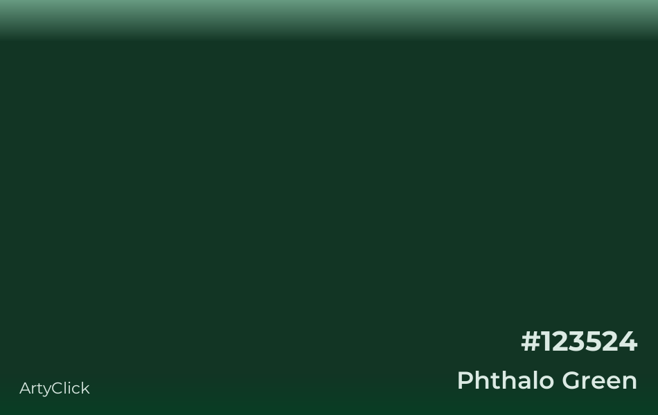 Phthalo Green #123524