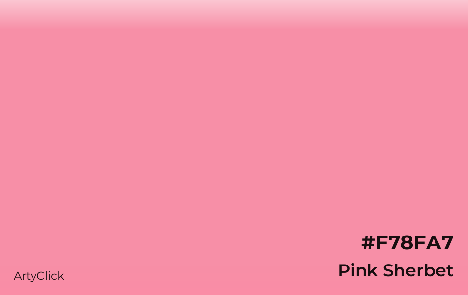 Pink Sherbet #F78FA7
