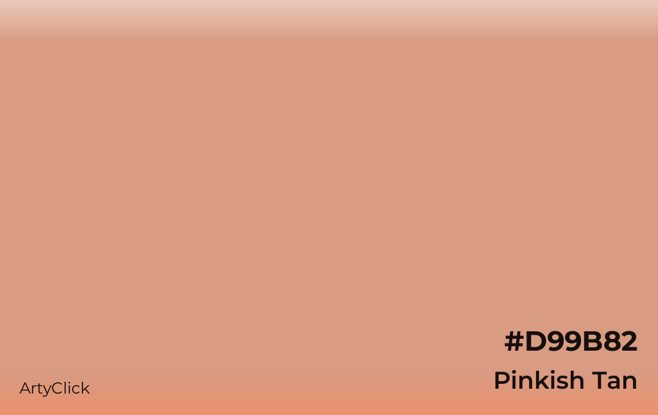 Pinkish Tan #D99B82