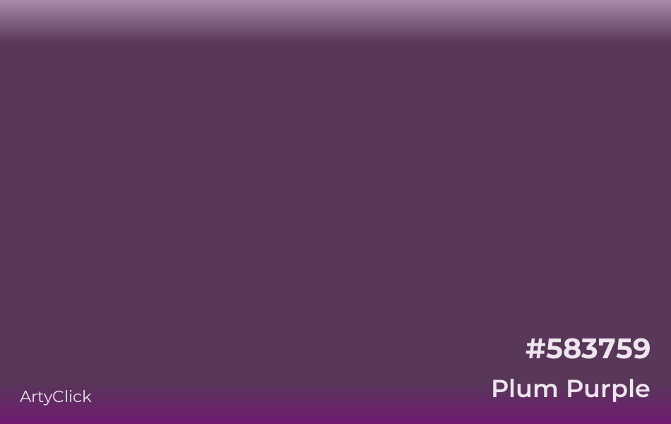 Plum Purple #583759