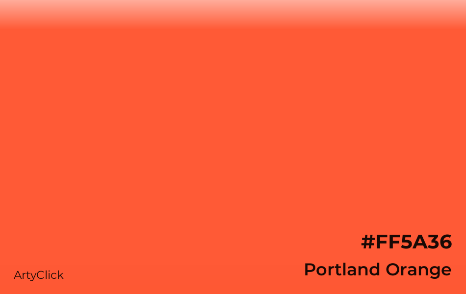 Portland Orange #FF5A36