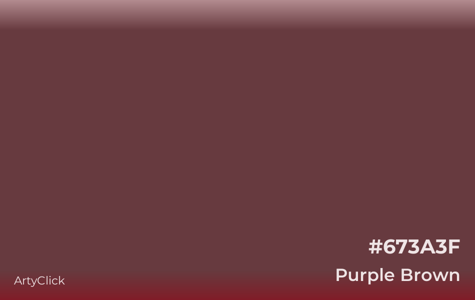 Purple Brown #673A3F