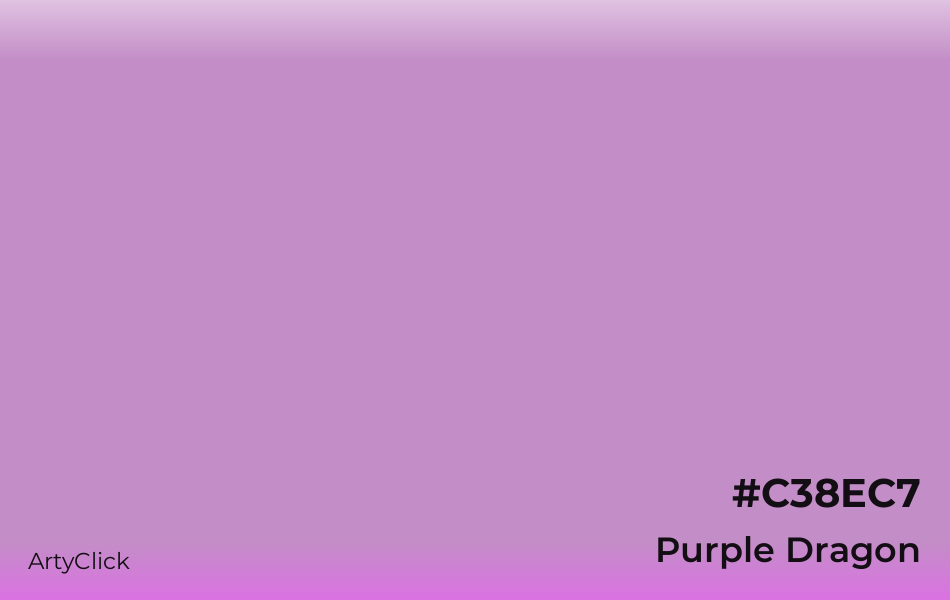 Purple Dragon #C38EC7