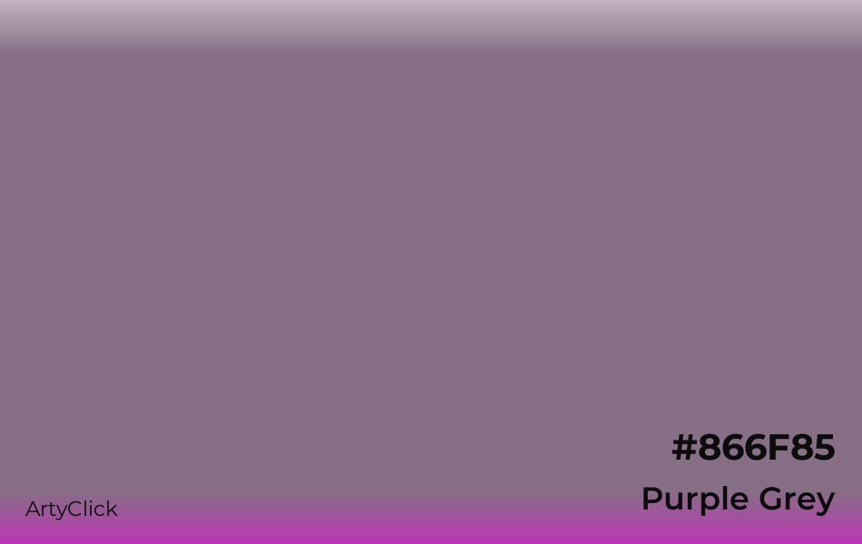 Purple Grey #866F85