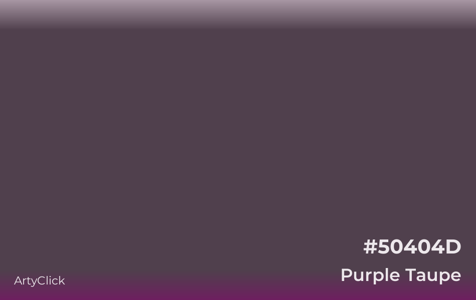 Purple Taupe #50404D
