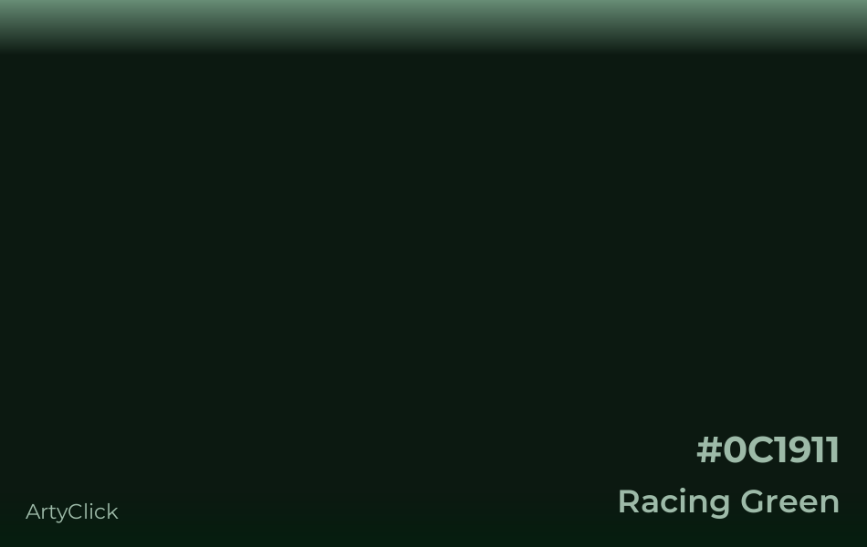 Racing Green #0C1911