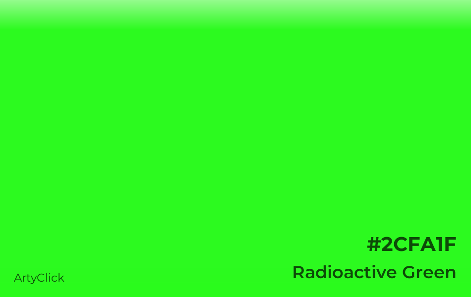 Radioactive Green #2CFA1F