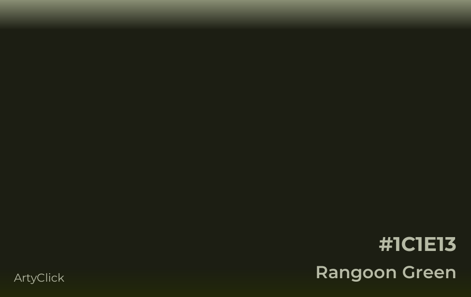 Rangoon Green #1C1E13