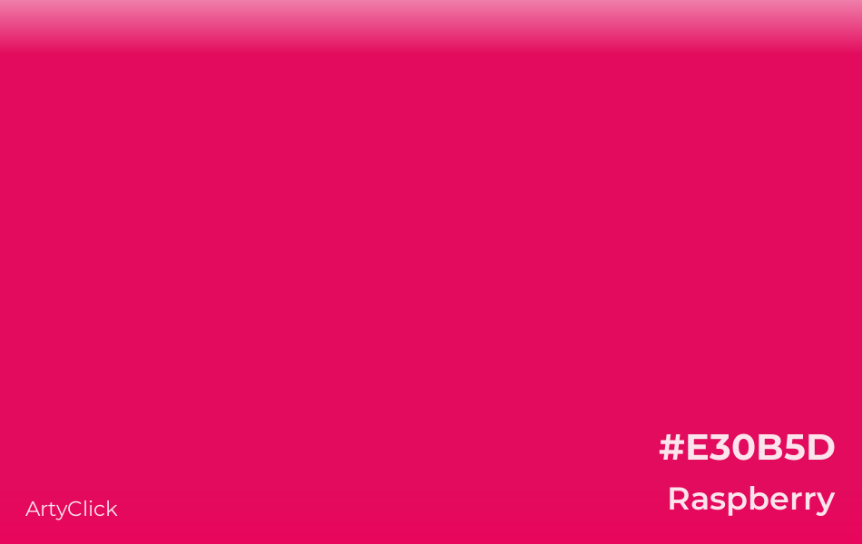 Raspberry #E30B5D