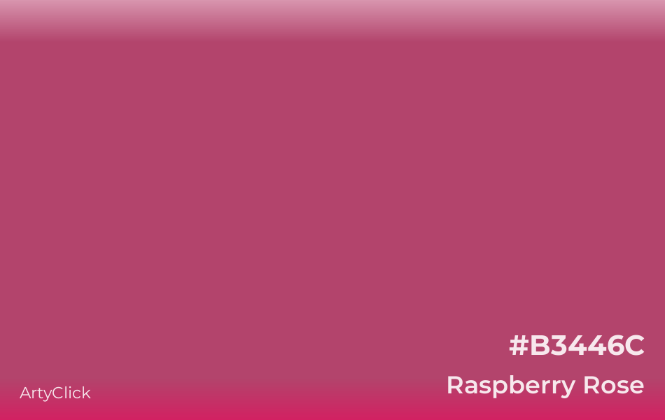 Raspberry Rose #B3446C