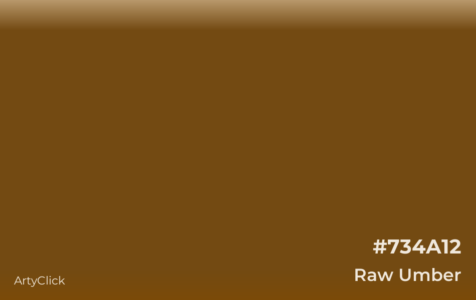 Raw Umber #734A12