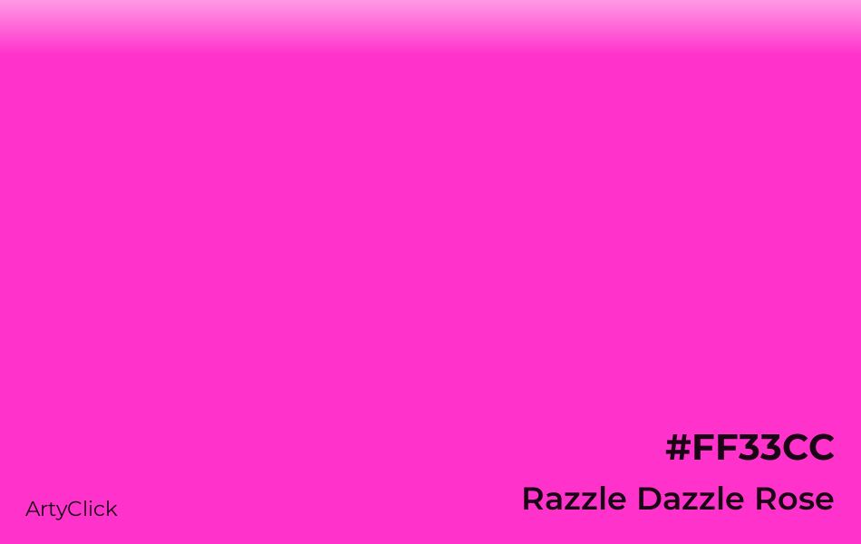 Razzle Dazzle Rose #FF33CC