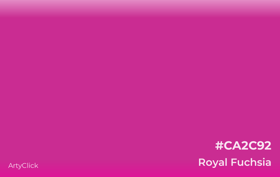 Royal Fuchsia #CA2C92