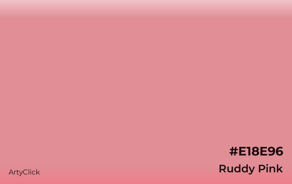 Ruddy Pink #E18E96