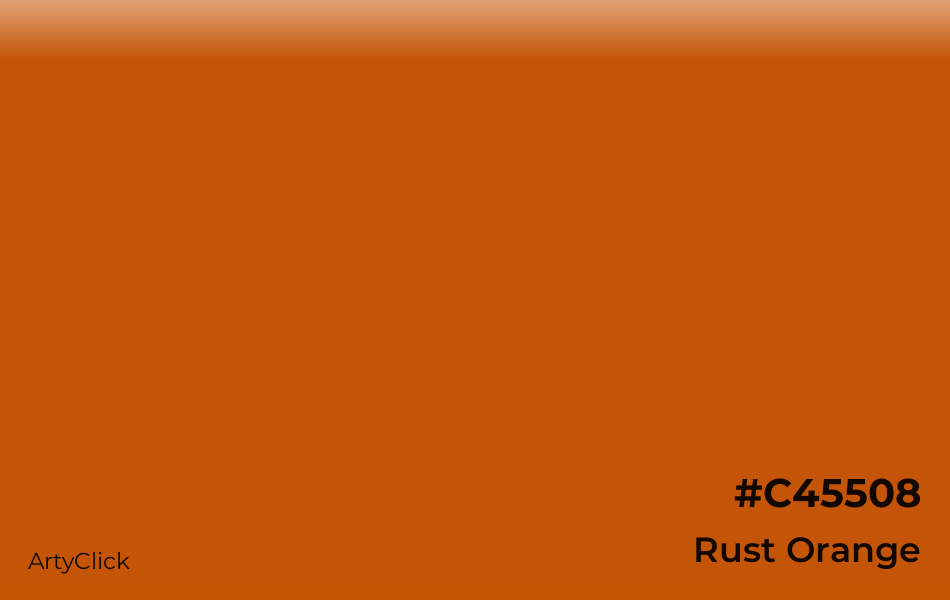 Rust Orange #C45508