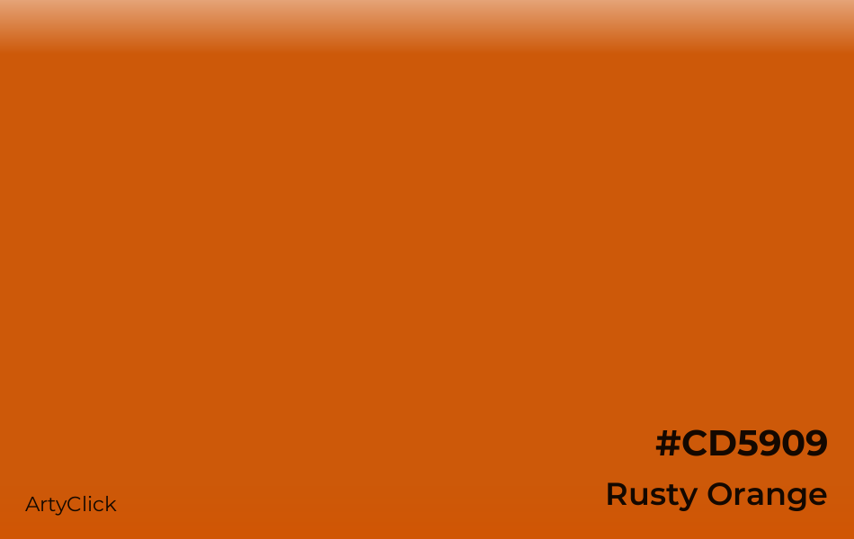 Rusty Orange #CD5909