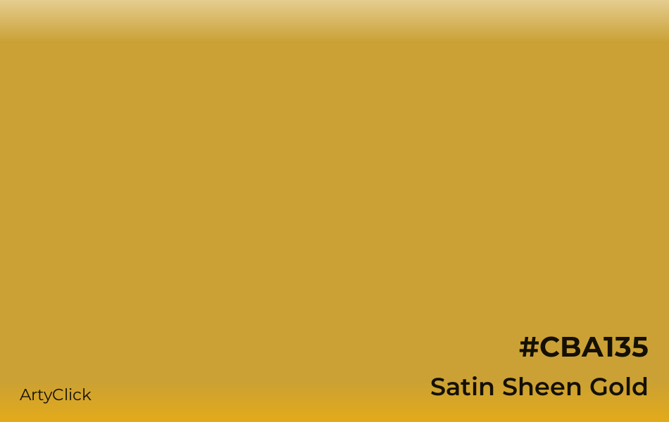 Satin Sheen Gold #CBA135