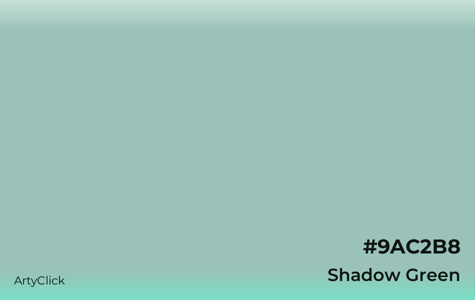 Shadow Green #9AC2B8