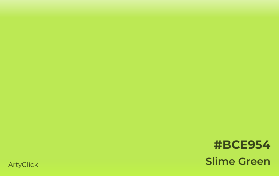 Slime Green #BCE954