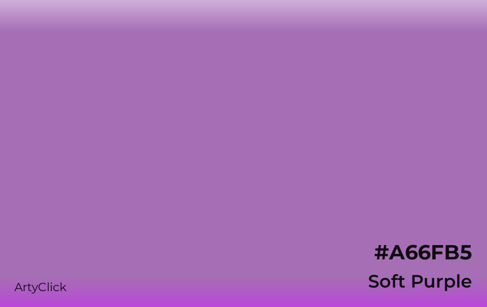 Soft Purple #A66FB5