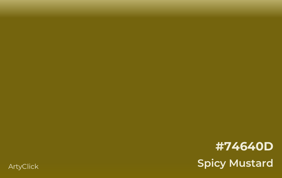 Spicy Mustard #74640D