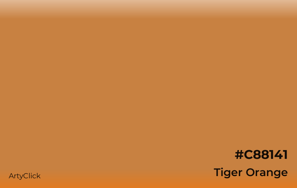 Tiger Orange Color