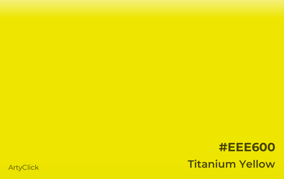 Titanium Yellow #EEE600