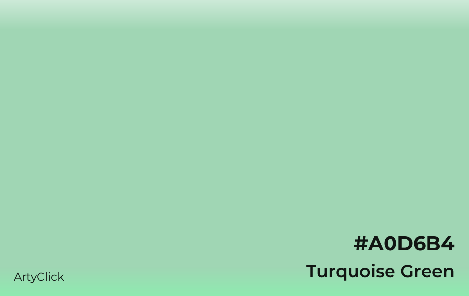 Turquoise Green #A0D6B4
