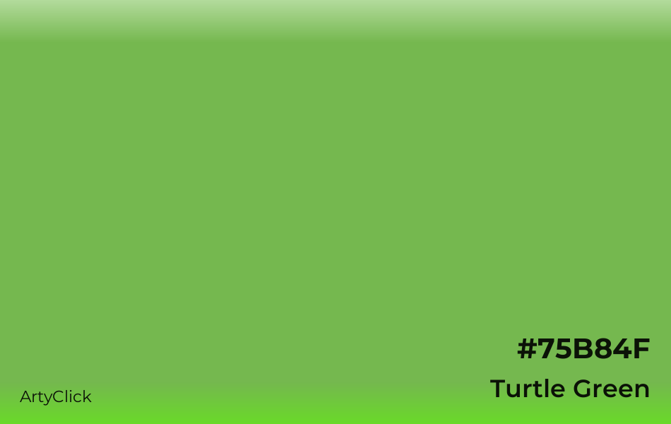 Turtle Green #75B84F