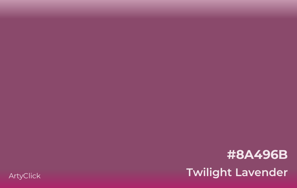 Twilight Lavender #8A496B