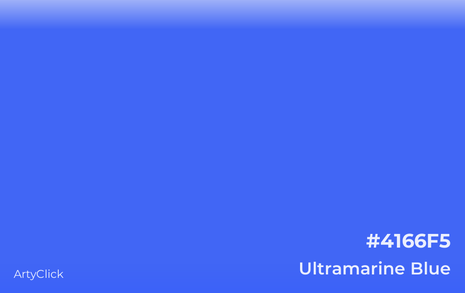 Ultramarine Blue #4166F5
