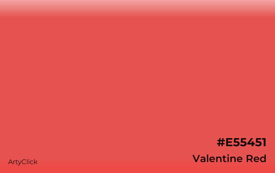 Valentine Red #E55451