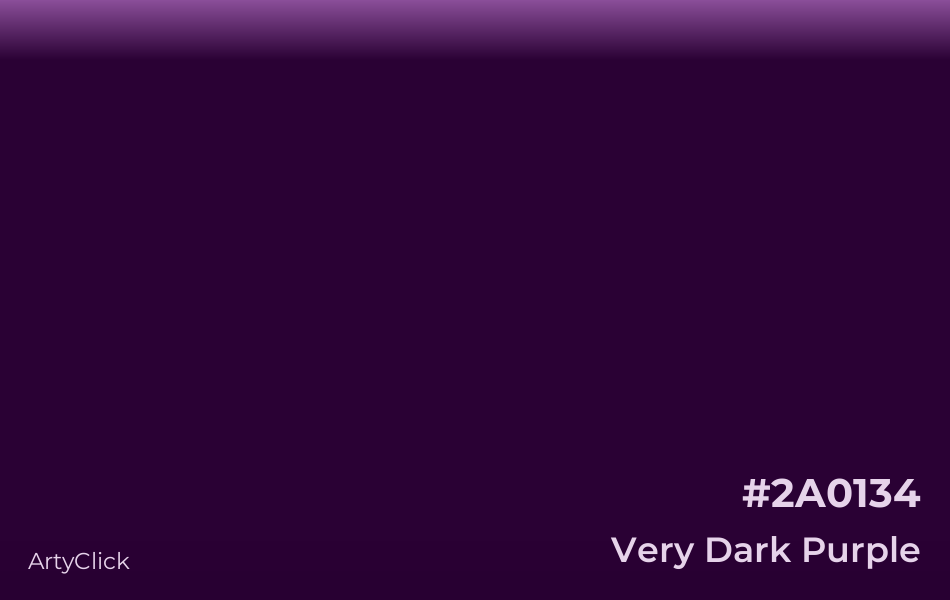 Very Dark Purple #2A0134
