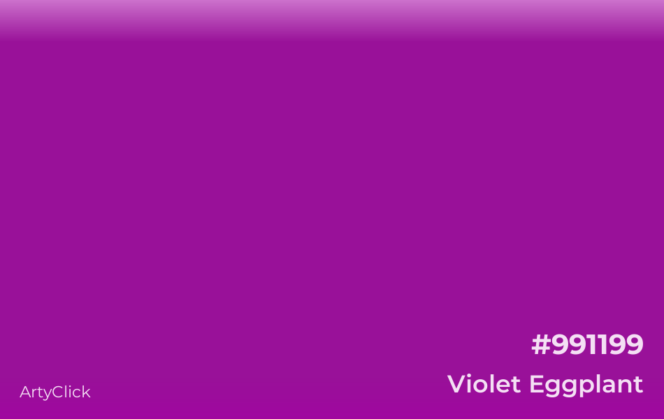 Violet Eggplant #991199