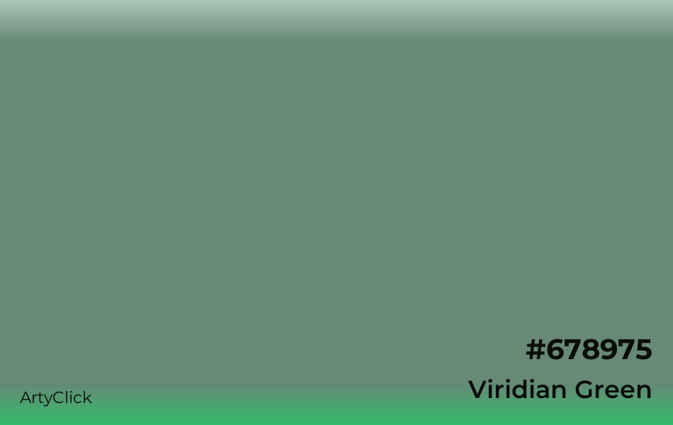 Viridian Green #678975