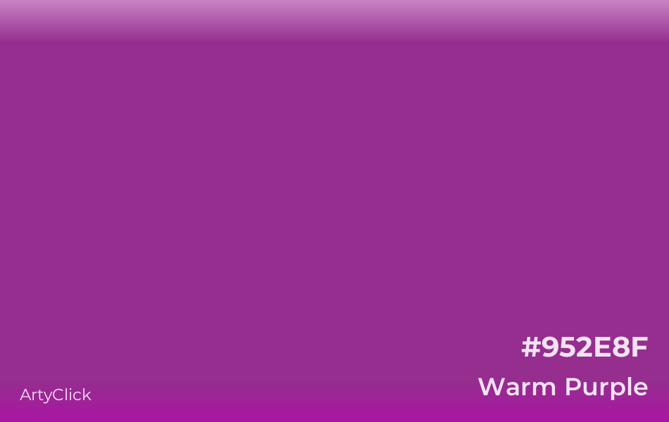 Warm Purple #952E8F