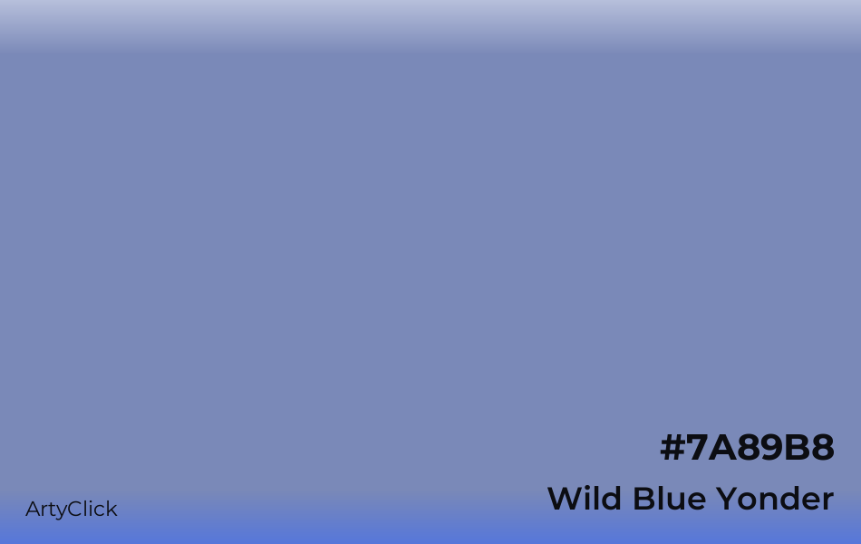 Wild Blue Yonder #7A89B8