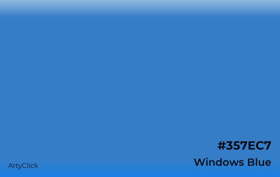 Windows Blue #357EC7