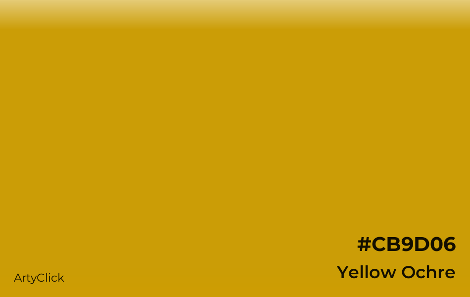 Yellow Ochre #CB9D06